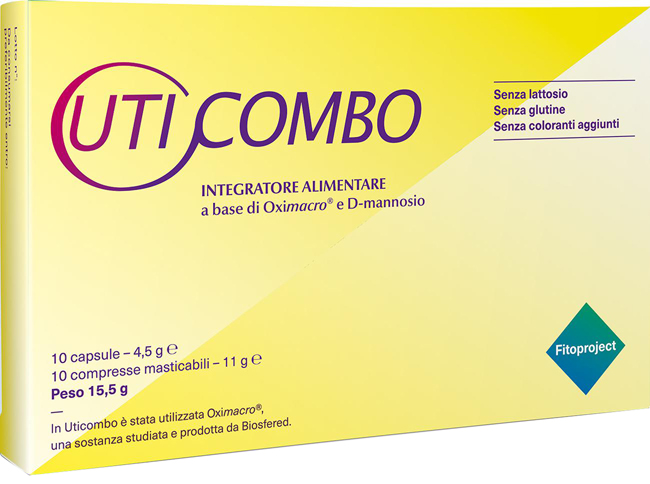 UTICOMBO 10 CAPSULE + 10 COMPRESSE MASTICABILI - FARMACIA33