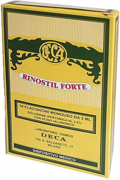 RINOSTIL FORTE SOLUZIONE IPERTONICA 10 FLACONCINI MONOUSO DA 5 ML - FARMACIA33