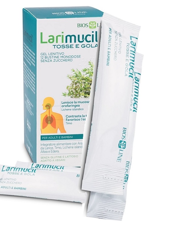 LARIMUCIL TOSSE GOLA 12 BUSTINE 10 ML - FARMACIA33