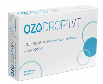 OZODROP IVT SOLUZIONE OFTALMICA BASE DI OLIO OZONIZZATO IN FOSFOLIPIDI 15 FLACONCINI MONODOSE DA 0,35 ML - FARMACIA33