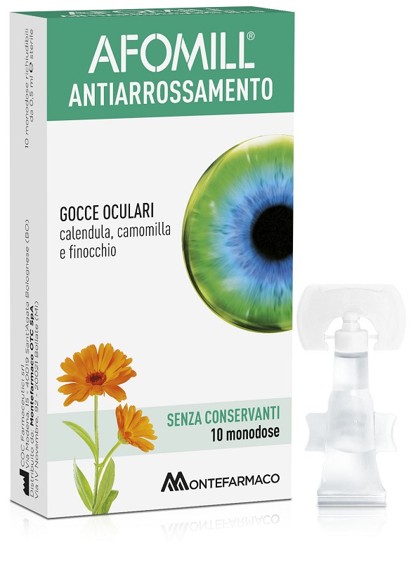 AFOMILL ANTIARROSSAMENTO SENZA CONSERVANTI 10 FIALE DA 0,5 ML - FARMACIA33