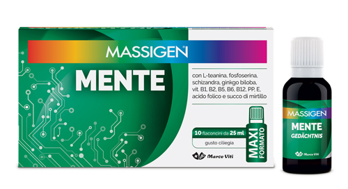 MASSIGEN MENTE 10 FLACONI DA 25 ML - FARMACIA33
