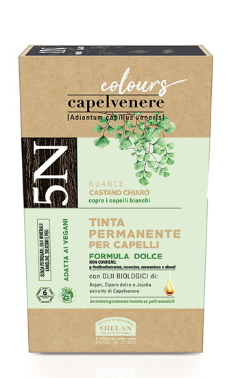 CAPELVENERE COLOURS TINTA CAPELLI 5N CASTANO CHIARO - FARMACIA33