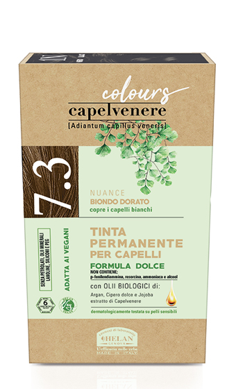 CAPELVENERE COLOURS TINTA CAPELLI 7,3N BIONDO DORATO - FARMACIA33