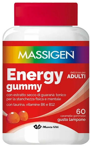 MASSIGEN ENERGY GUMMY 60 CARAMELLE - FARMACIA33