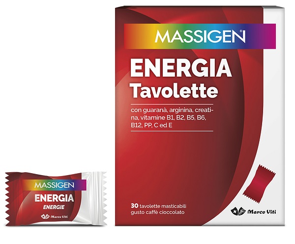 MASSIGEN ENERGIA 30 TAVOLETTE MASTICABILI - FARMACIA33