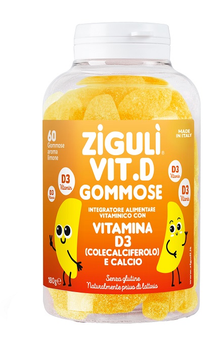 ZIGULI VIT D LIMONE 60 GOMMOSE - FARMACIA33