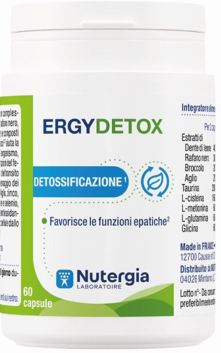 ERGYDETOX 60 CAPSULE - FARMACIA33