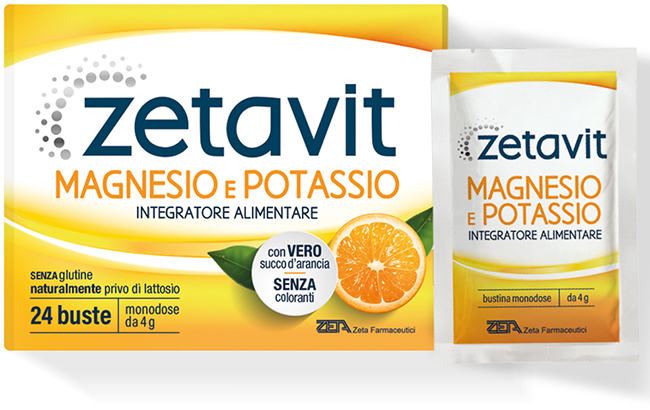 ZETAVIT MAGNESIO POTASSIO 24 BUSTINE DA 4 G - FARMACIA33