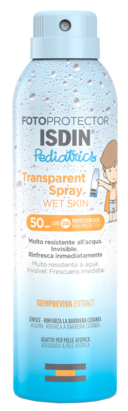 ISDIN  FOTOPROTECTOR PED TRASPARENT SPRAT SPF50 250 ML - FARMACIA33