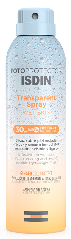 ISDIN FOTOPROTECTOR TRASPARENT WET SPF30 250 ML - FARMACIA33
