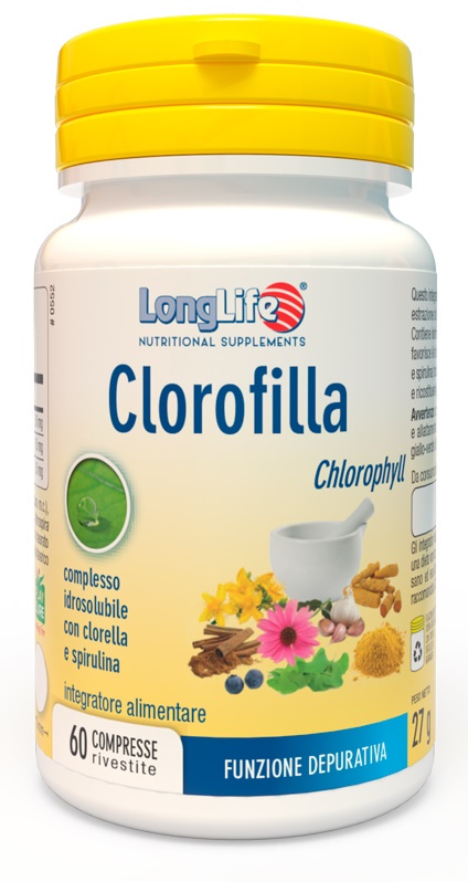 LONGLIFE CLOROFILLA 60 COMPRESSE - FARMACIA33