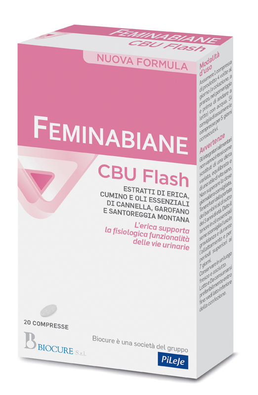 FEMINABIANE CBU FLASH 20 COMPRESSE NUOVA FORMULA - FARMACIA33