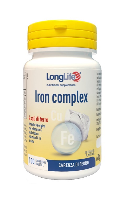 LONGLIFE IRON COMPLEX 100 COMPRESSE - FARMACIA33