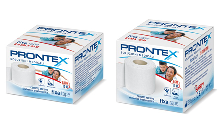 BENDA IN COTONE PRONTEX FIXA TAPE M 10 X 3,8 CM BIANCO - FARMACIA33