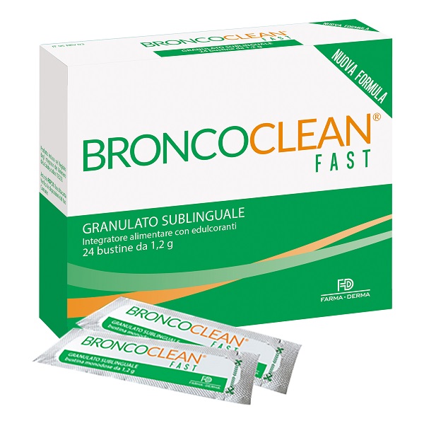 BRONCOCLEAN FAST GRANULATO SUBLINGUALE 24 BUSTINE - FARMACIA33