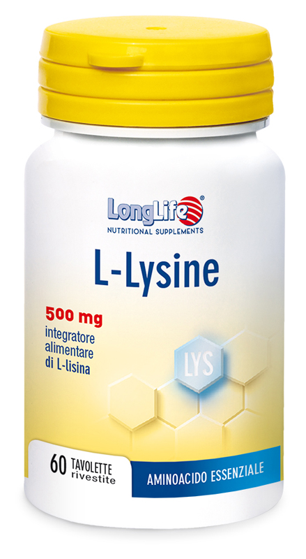 LONGLIFE L-LYSINE 500MG 60 TAVOLETTE - FARMACIA33