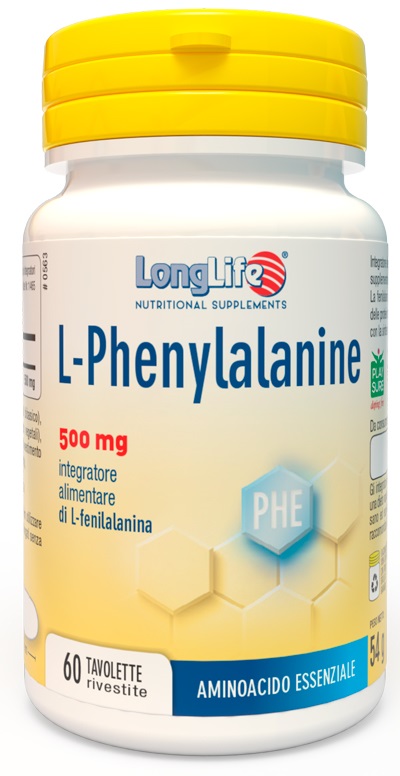LONGLIFE L-PHENYLALANINE 500 MG 60 TAVOLETTE - FARMACIA33