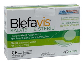 BLEFAVIS SALVIETTE STERILI 18 PEZZI - FARMACIA33