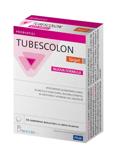 TUBESCOLON TARGET 30 COMPRESSE NUOVA FORMULA - FARMACIA33