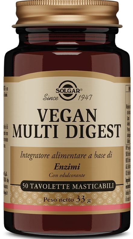 VEGAN MULTI DIGEST 50 TAVOLETTE MASTICABILI - FARMACIA33