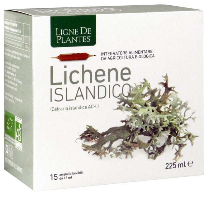 LIGNE DE PLANTES LICHENE ISLANDICO 15 AMPOLLE X 15 ML - FARMACIA33