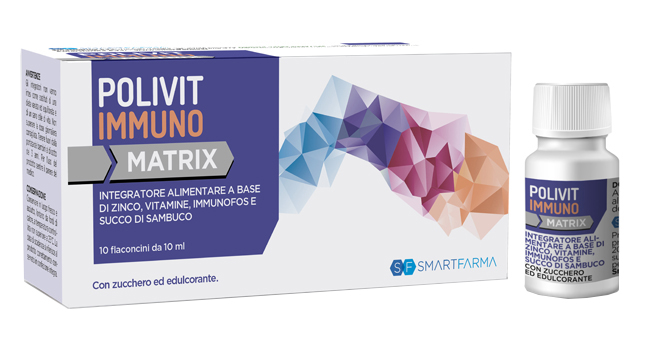 POLIVIT IMMUNO MATRIX 10 FLACONCINI DA 10 ML - FARMACIA33