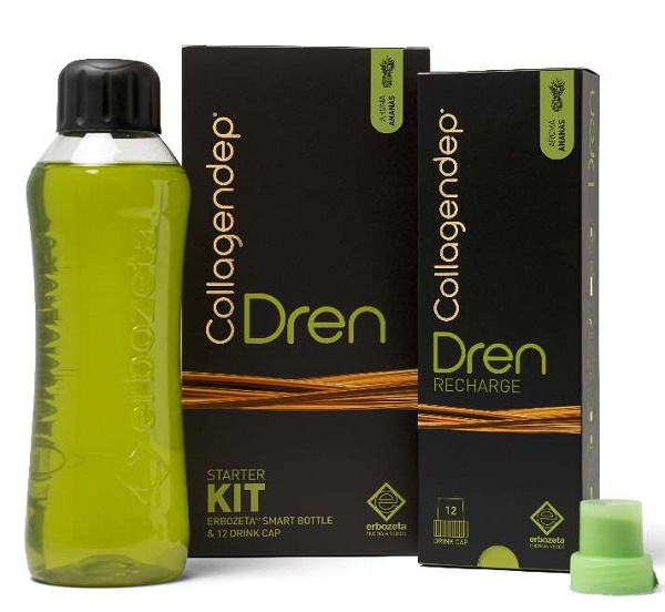COLLAGENDEP DREN STARTER KIT 12 DRINK CAP + SMART BOTTLE - FARMACIA33