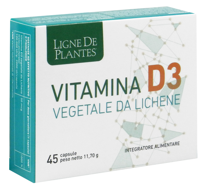 LIGNE DE PLANTES VITAMINA D3 VEGETALE 45 CAPSULE - FARMACIA33