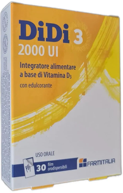 DIDI3 2000 UI 30 FILM ORODISPERSIBILI - FARMACIA33