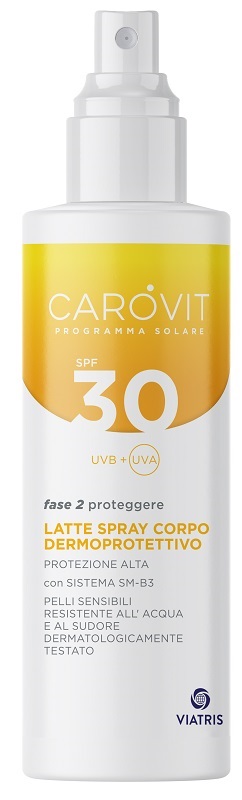 CAROVIT PROGRAMMA SOLARE LATTE CORPO SPF30 200 ML - FARMACIA33