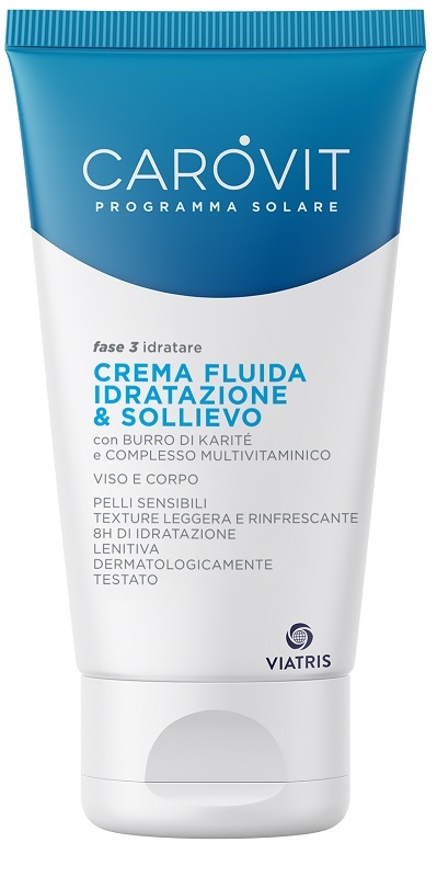 CAROVIT PROGRAMMA SOLARE CREMA FLUIDA IDRATAZIONE & SOLLIEVO 150 ML - FARMACIA33