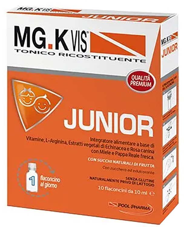 MGK VIS TONICO RICOSTITUENTE JUNIOR 10 FLACONCINI DA 10 ML - FARMACIA33
