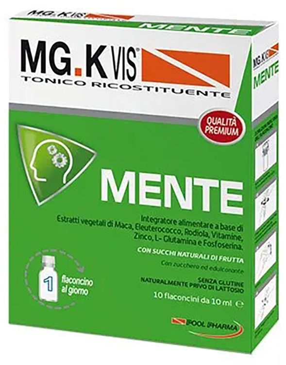 MGK VIS TONICO RICOSTITUENTE MENTE 10 FLACONCINI DA 10 ML - FARMACIA33