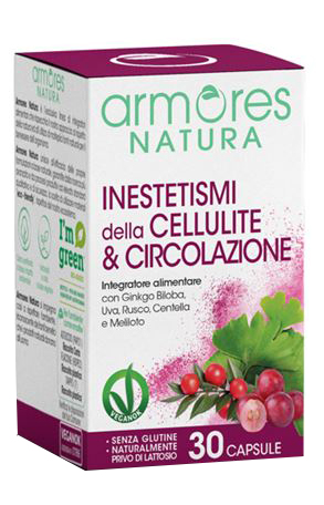 ARMORES NATURA INESTETISMI CELLULITE E CIRCOLAZIONE 30 CAPSULE - FARMACIA33