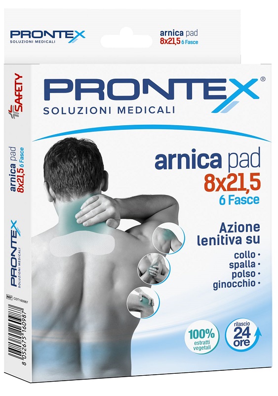 FASCIA PRONTEX ARNICA PAD 8 X 21 ,5 6 PEZZI - FARMACIA33