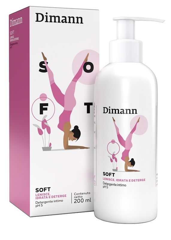 DIMANN SOFT DETERGENTE INTIMO PH 5 200 ML - FARMACIA33