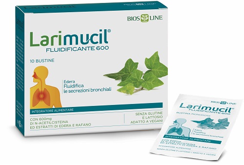LARIMUCIL FLUIDIFICANTE 600 10 BUSTINE - FARMACIA33