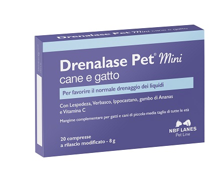 DRENALASE PET MINI CANE GATTO 20 COMPRESSE - FARMACIA33