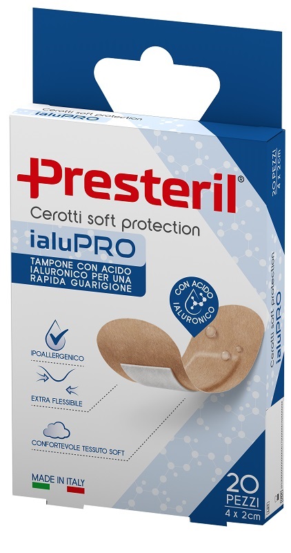 CEROTTO PRESTERIL IALUPRO FORMATO PICCOLO 4X2 CM 20 PEZZI - FARMACIA33