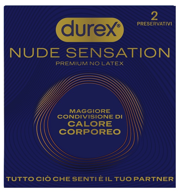PRESERVATIVO DUREX NUDE SENSATION 2 PEZZI - FARMACIA33