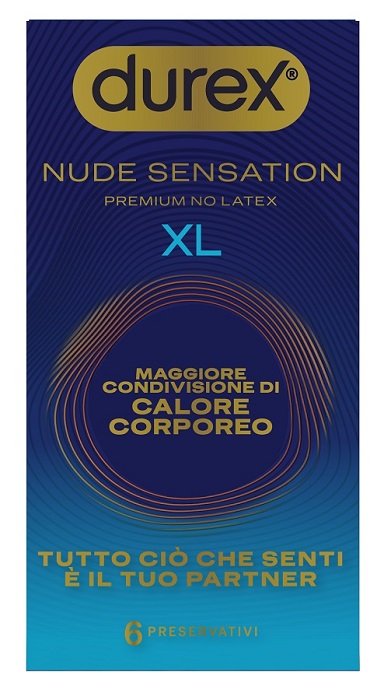 PRESERVATIVO DUREX NUDE SENSATION XL 6 PEZZI - FARMACIA33