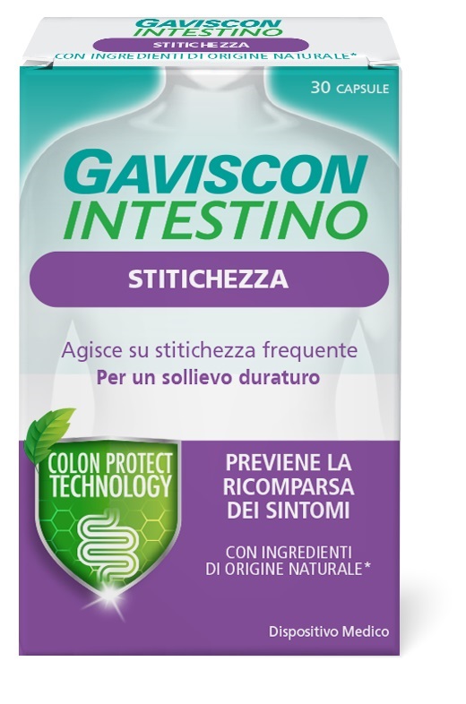 GAVISCON INTESTINO STITICHEZZA 30 CAPSULE - FARMACIA33