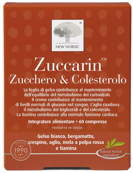 ZUCCARIN ZUCCHERO & COLESTEROLO 60 COMPRESSE - FARMACIA33