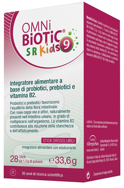 OMNI BIOTIC SR 9 KIDS 28 STICK - FARMACIA33