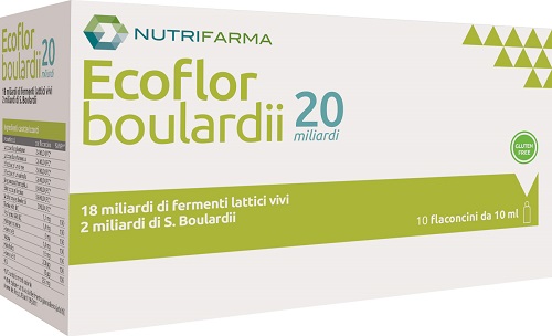 ECOFLOR BOULARDII 20 MILIARDI 10 FLACONCINI DA 10 ML - FARMACIA33