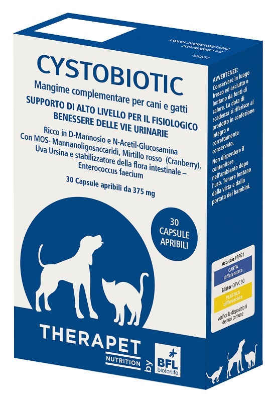 CYSTOBIOTIC THERAPET 30 CAPSULE - FARMACIA33