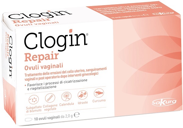 CLOGIN REPAIR 10 OVULI VAGINALI - FARMACIA33