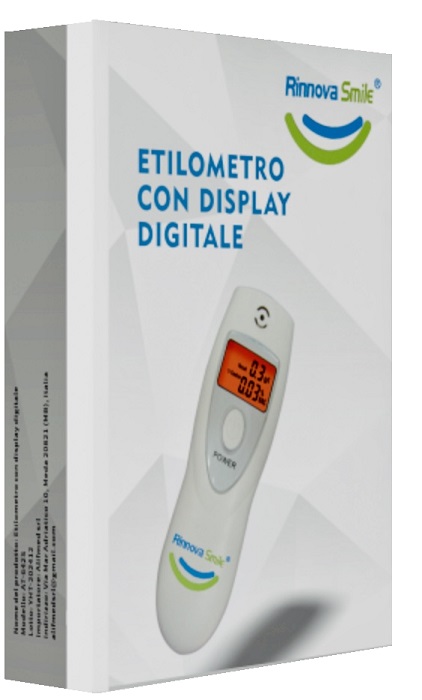 RINNOVA SMILE ETILOMETRO DISPLAY DIGITALE - FARMACIA33