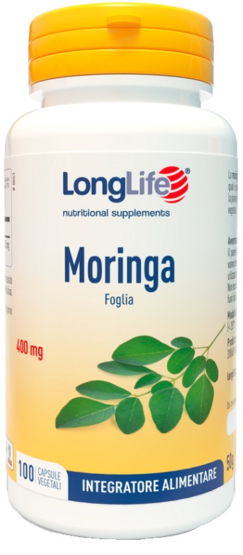 LONGLIFE MORINGA 400MG 100 CAPSULE - FARMACIA33